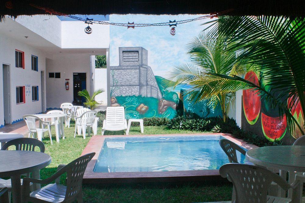 Hostal Vive La Vida Playa del Carmen Exteriör bild