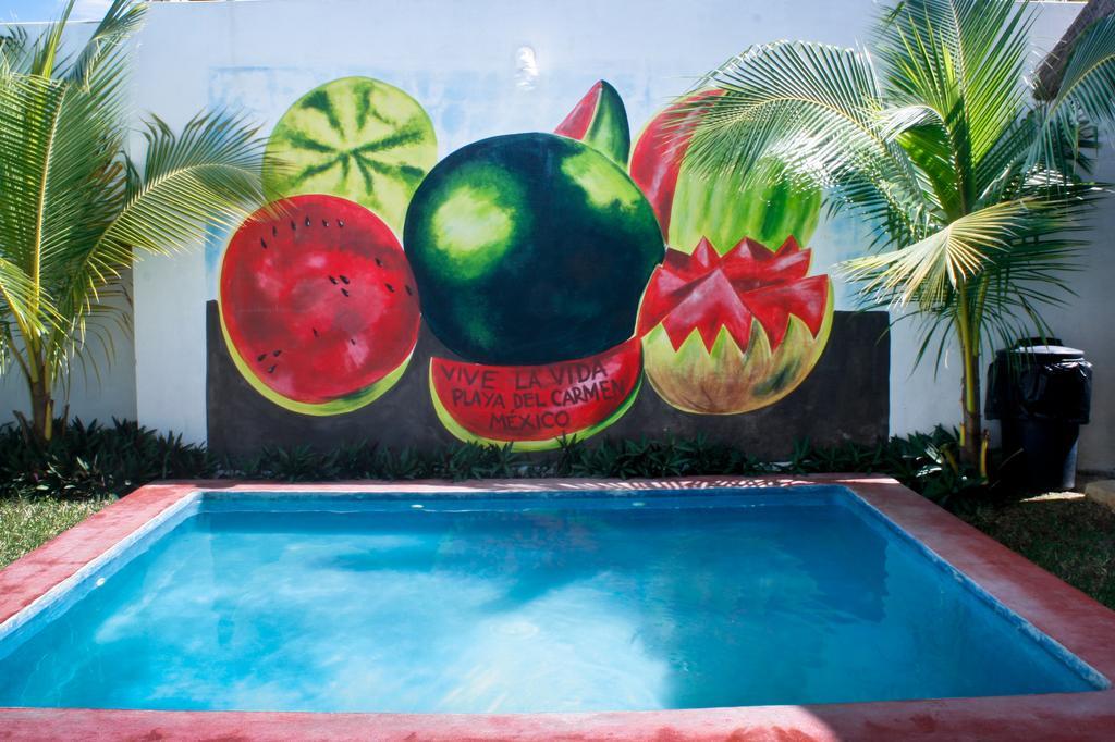 Hostal Vive La Vida Playa del Carmen Exteriör bild